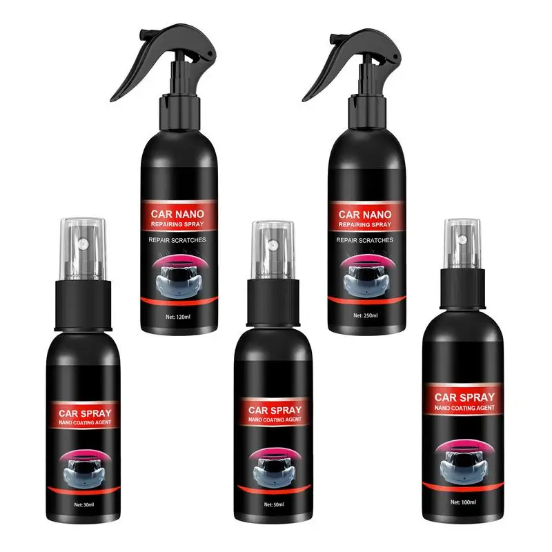 

Car Scratch Repair Nano Spray Paint Care Crystal Wax Spray Mirror Shine Liquid Wax Film Paint Care Protector Kit Accessories