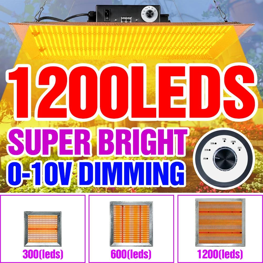 Full Spectrum LED Grow Light Greenhouse Tent Phytolamp For Plants Indoor Flower Seedling Hydroponics LED Cultivation Growth Lamp