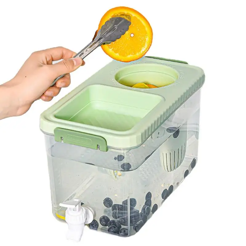 Refrigerator Cold Water Kettle Lemonade Container Drink Disp