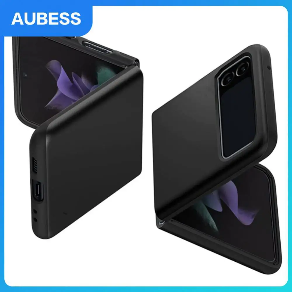 

Solid Color Protective Cover Resistant Hard Phone Case Shockproof Back Bumper Shell For Galaxy Z Flip 3 5g Case Transparent Case