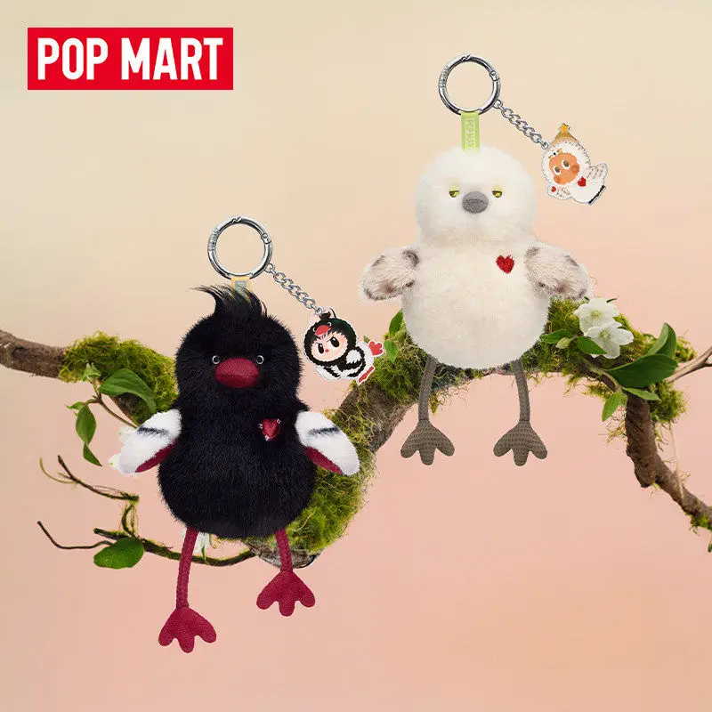 Фото POP MART Labubu Dear Birds Series Aroma Pod: Ароматизированный подвесной декор для автомобиля, сюрприз-бокс, освежитель воздуха для дома, подарок для распаковки №1