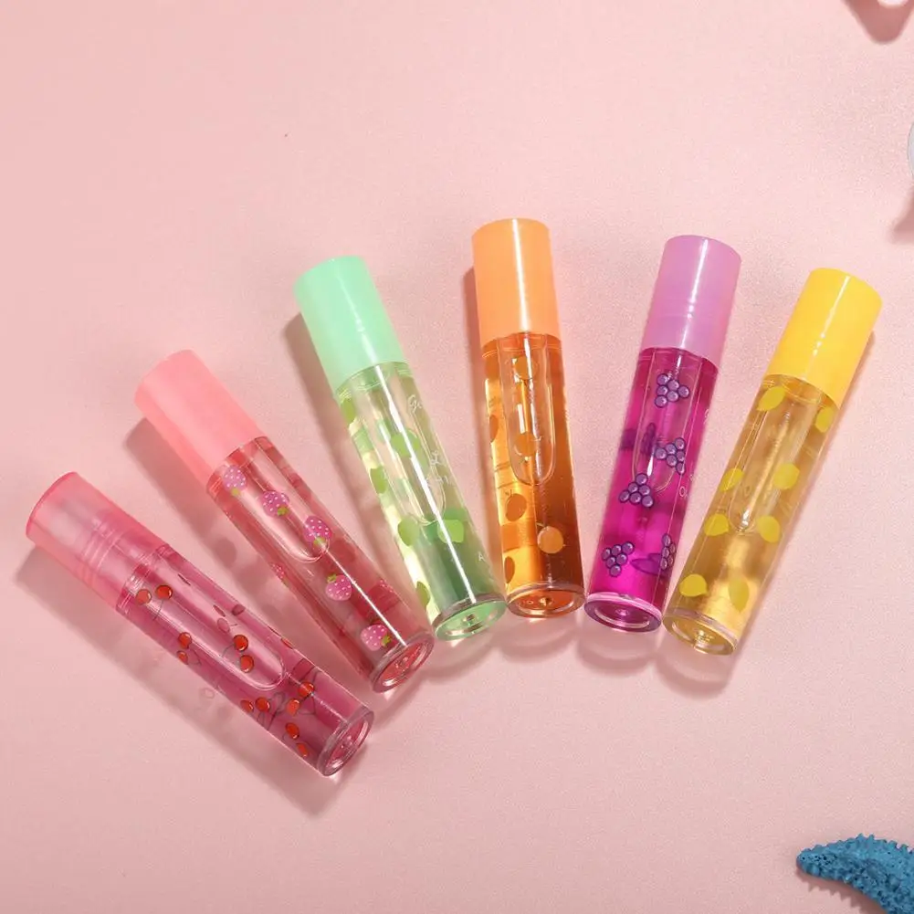 

6 Colors Mirror Water Lip Gloss Transparent Moisturizing Liquid Lipstick Lasting Hydrating Lip Balm Cosmetics Random Shipments