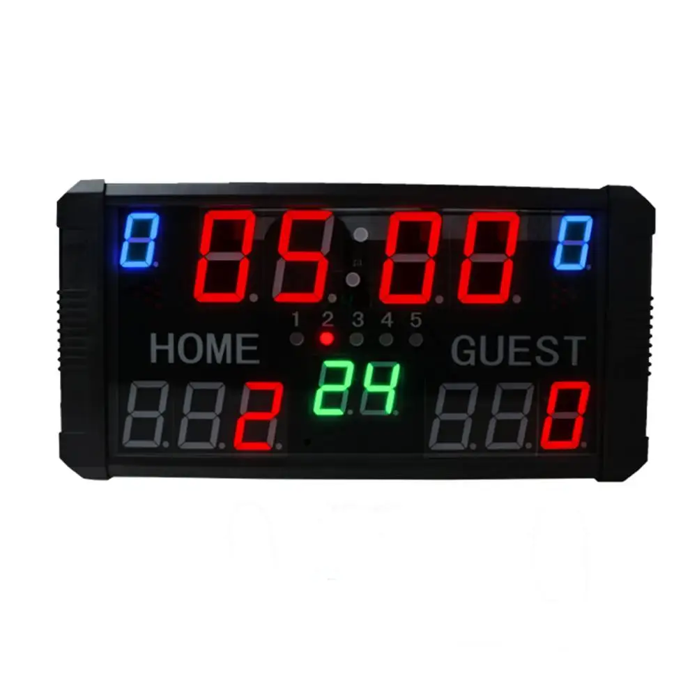 

LED Display Portable Mini Electronic Sport Basketball Scoreboards with 24S Shot Clock