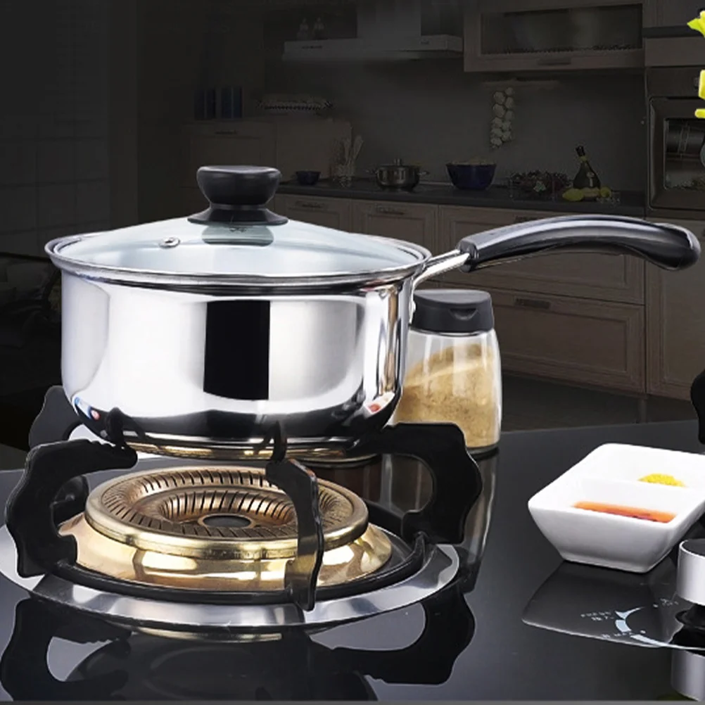 

Stainless Steel Soup Pot Nonstick Saucepan Strew Cooking Griddle with Handle Kitchen Cookware Woks