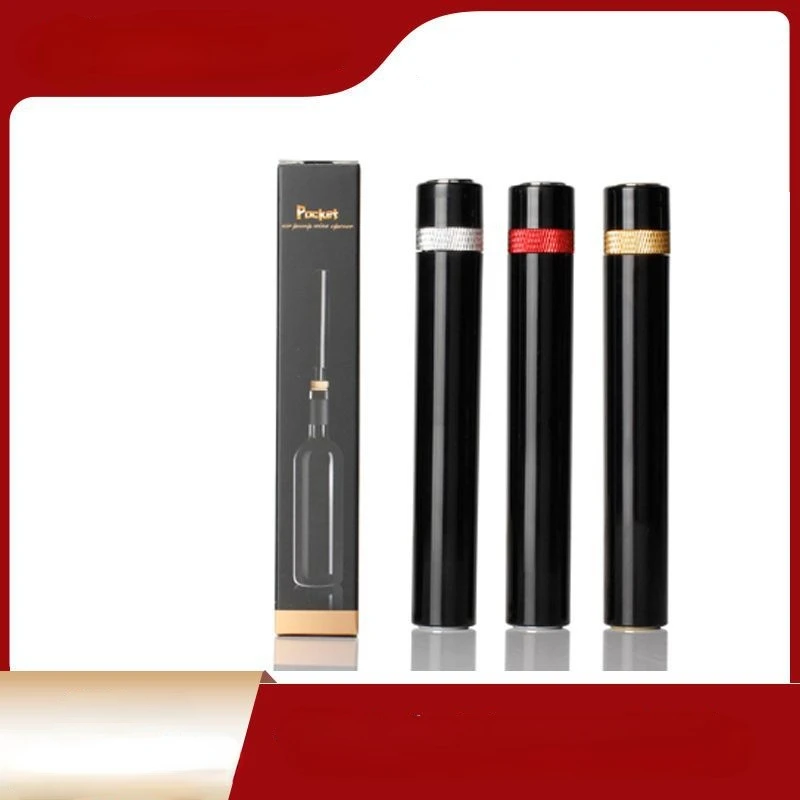 

Air Pump Wine Bottle Opener Safe Portable Stainless Steel Pin Cork Remover Air Pressure Corkscrew Kitchen Tools Bar Accessories