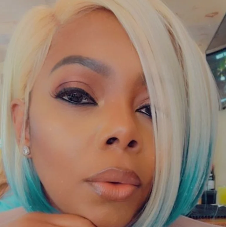 Короткие парики боб на шнуровке спереди Синтетические светлые и синие прямые