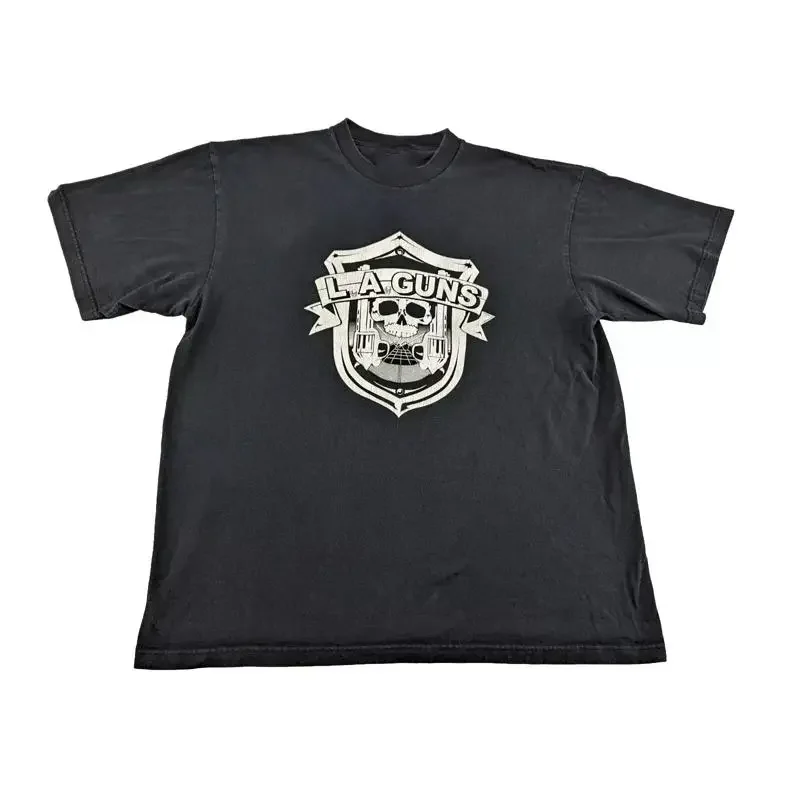 Фото Футболка La Guns Band Basic Logo L A, полный размер, от S до 5XL №1