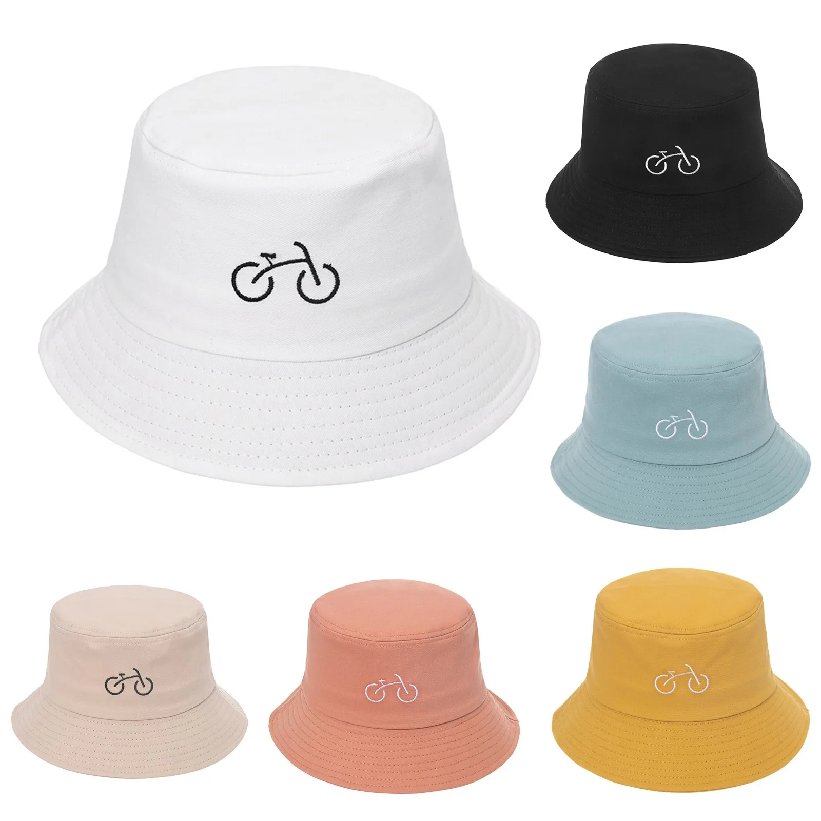 

Шляпа с вышивкой для защиты рыбаков, универсальная шляпа от солнца, для девочек