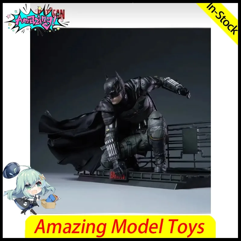 Фото Коллекционная фигурка YuanYe Culture Good Product Manufacturing DC Fondjoy: Новая модель Бэтмена в масштабе 1/12, готовая, подвижная, коллекционная игрушка №4