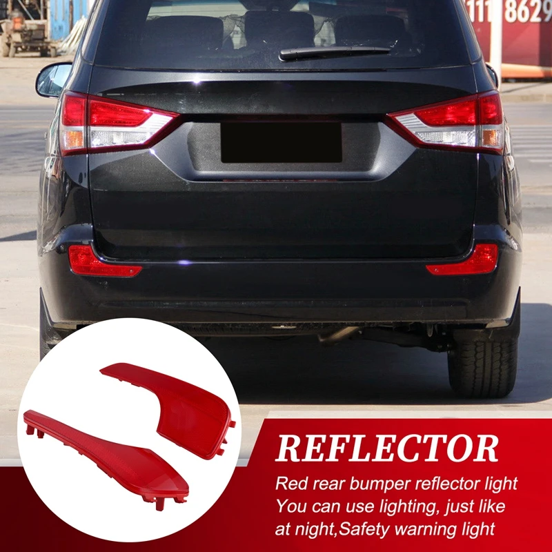 2 шт. автомобильный левый и правый задний отражатель для Ssangyong Rodius/Stavic2 Turismo 2013