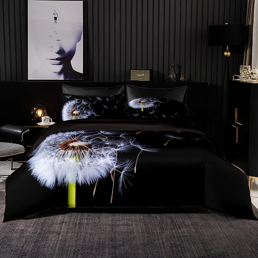 Beautiful Man In The Moonlight Pattern Набор пододеяльников для пуховых одеял 210x210 приятный кожи