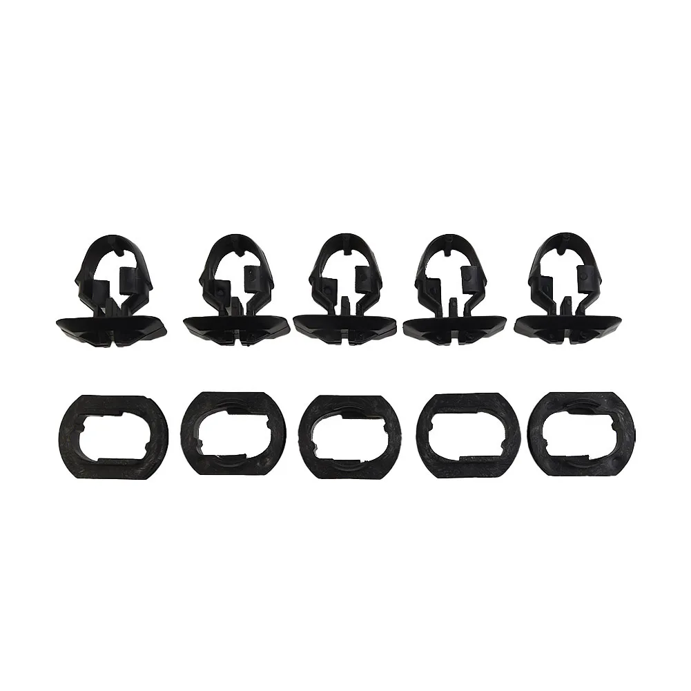 10 Side Skirt Bracket Clips & Grommet A0099884278 + A0099884378 For Mercedes R170 W202 W203 W204 W208 W210 Car Accessories