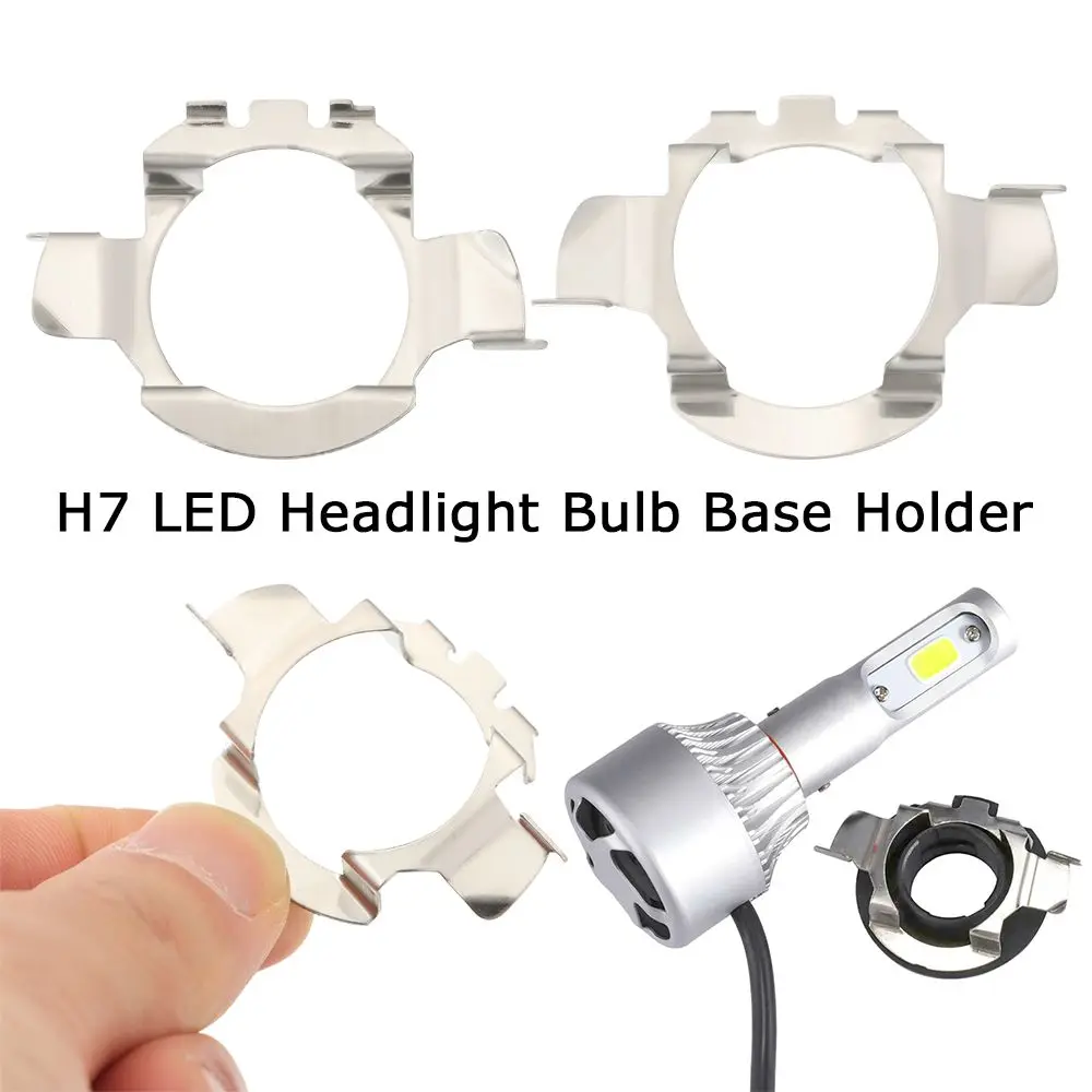 

H7 LED Headlight Bulb Base Holder Adapter Socket Retainer for BMW/Audi/Benz/VW/Buick/Nissan Qashqai Carnival Headlamp Deck