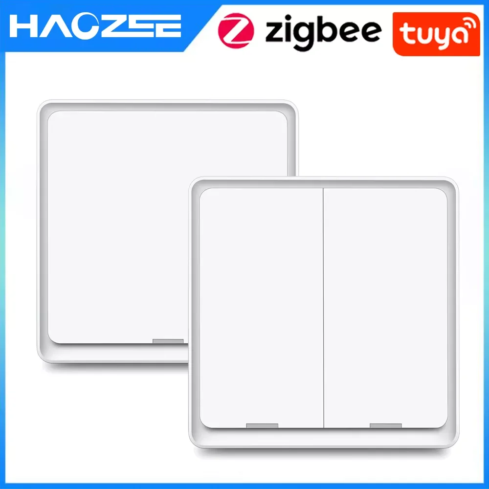 

Tuya Zigbee Smart Switch 1/2/3 Gang Smart Home Automation Control Compatiable With Alexa Google Home Assistant
