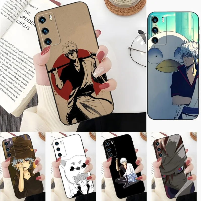 

Gintama Anime Phone Case For Honor 50 50Pro 30 20 10 I Pro S SE V40 V30Pro V20 V9 V8 X30 X20 X10 X10Max Funda Back Cover
