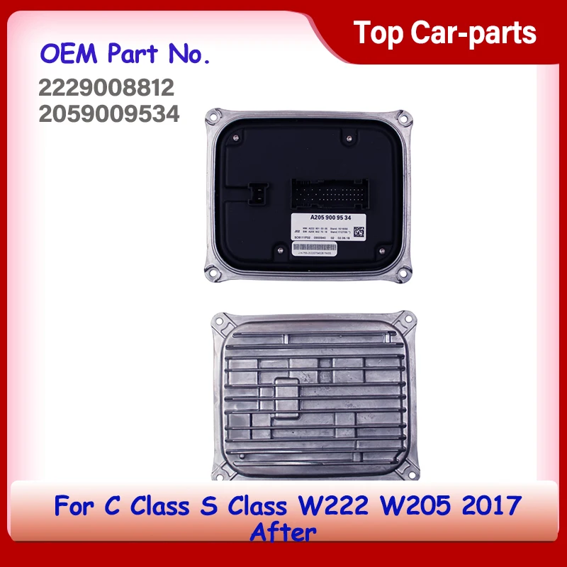 

2229008812 2059009534 фонарь, модуль управления передней фары автомобиля, балласт для C класса S W222 W213 W205 2017 после