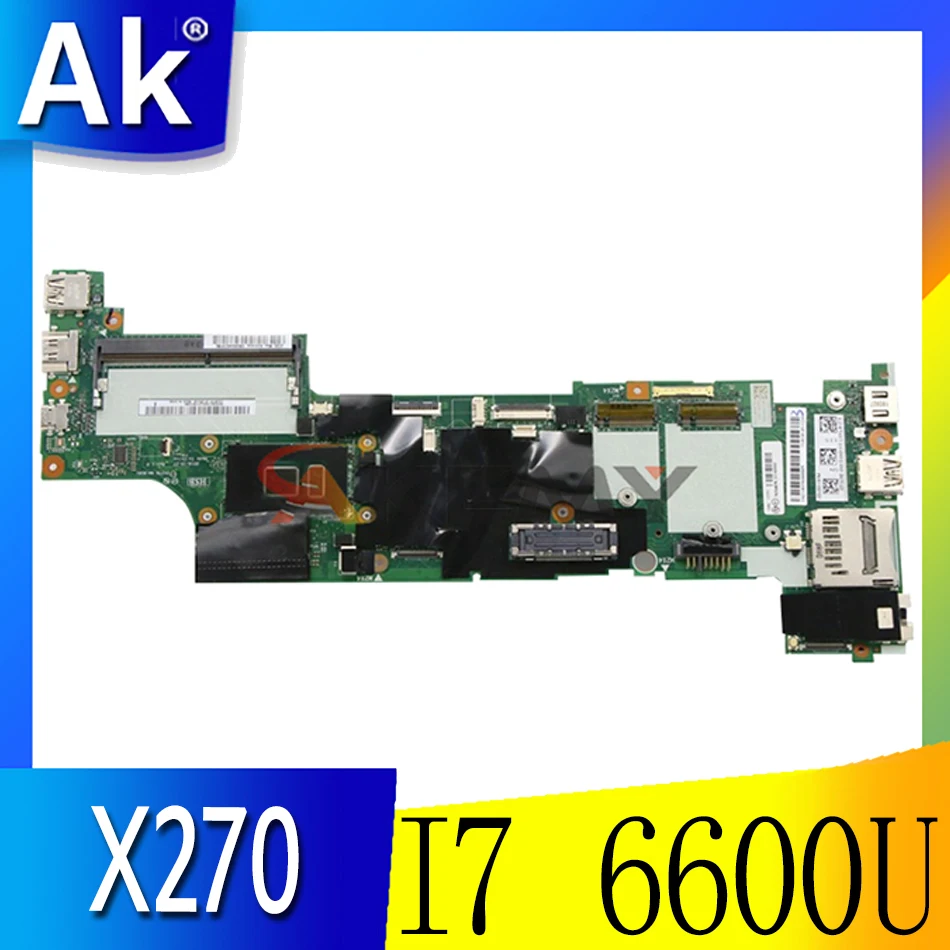 Akemy совершенно новый DX270 NM-B061 для Lenovo Thinkpad X270 материнская плата ноутбука I7 6600U 100%