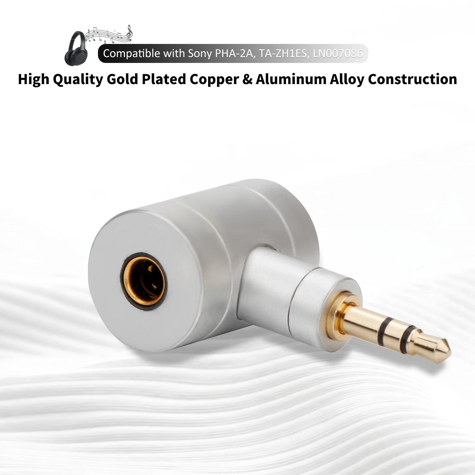 HIFI прямоугольный сбалансированный адаптер для наушников 4 мм мама на 2 5 полюса/3