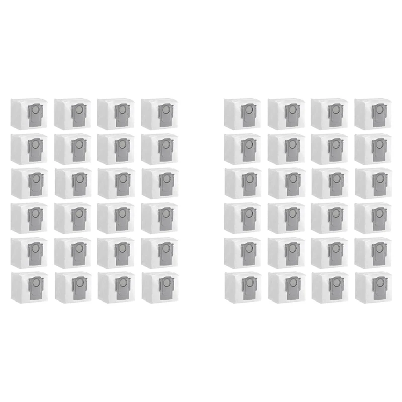 

48 Pcs Dust Bag Collectors For Xiaomi Roborock Q5+ Q7 T8 S7 MAXV Ultra Q7 MAX Vacuum Cleaner Spare Parts Accessories