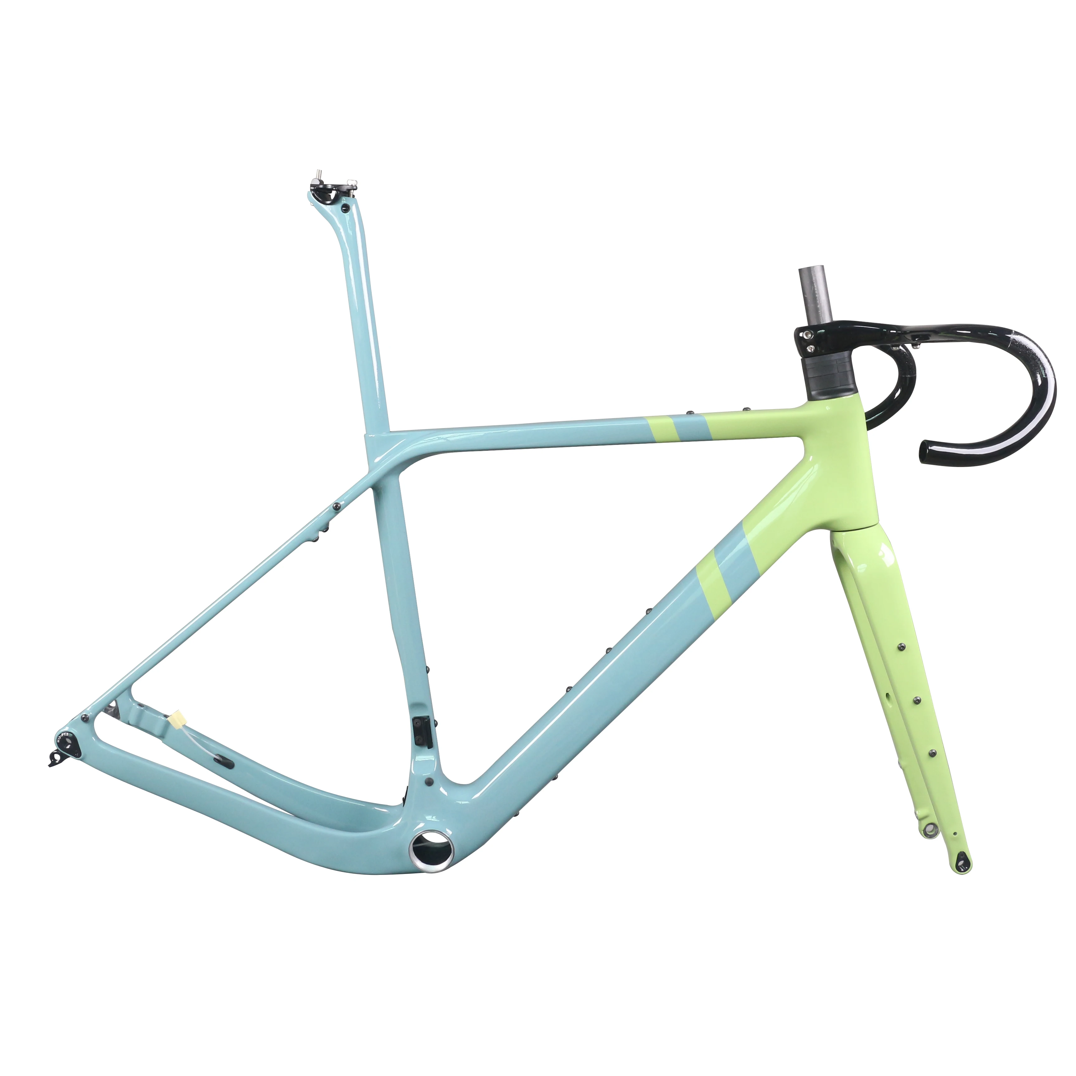 Скрытый Кабель дисковый тормоз гравий велосипедная Рама GR048 Toray T1000 углеродное