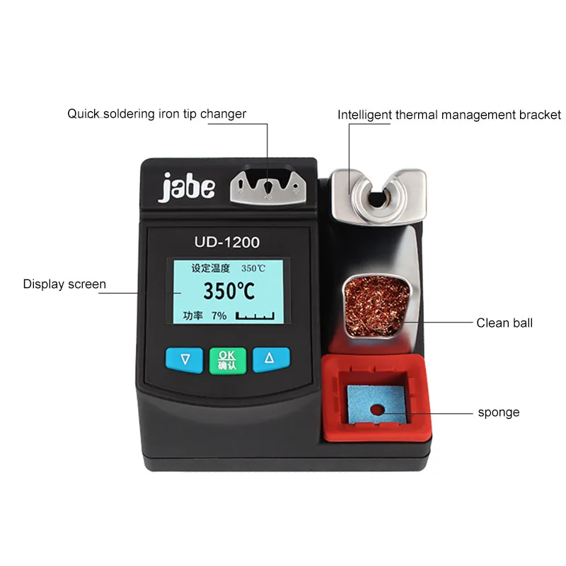 

Двойная система отопления питания увеличивает скорость отклика температуры паяльной станции в 16 раз.