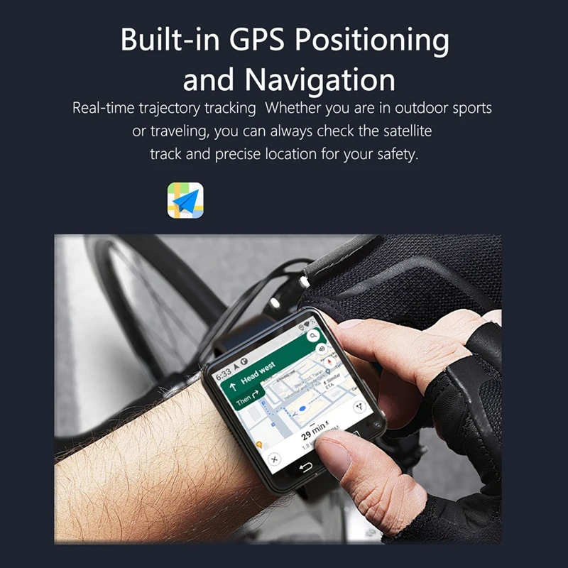 4G Смартфон Часы WIFI 3 ГБ 32 2 64-дюймовый экран 500 Вт Двойная камера GPS 1200 мАч Батарея