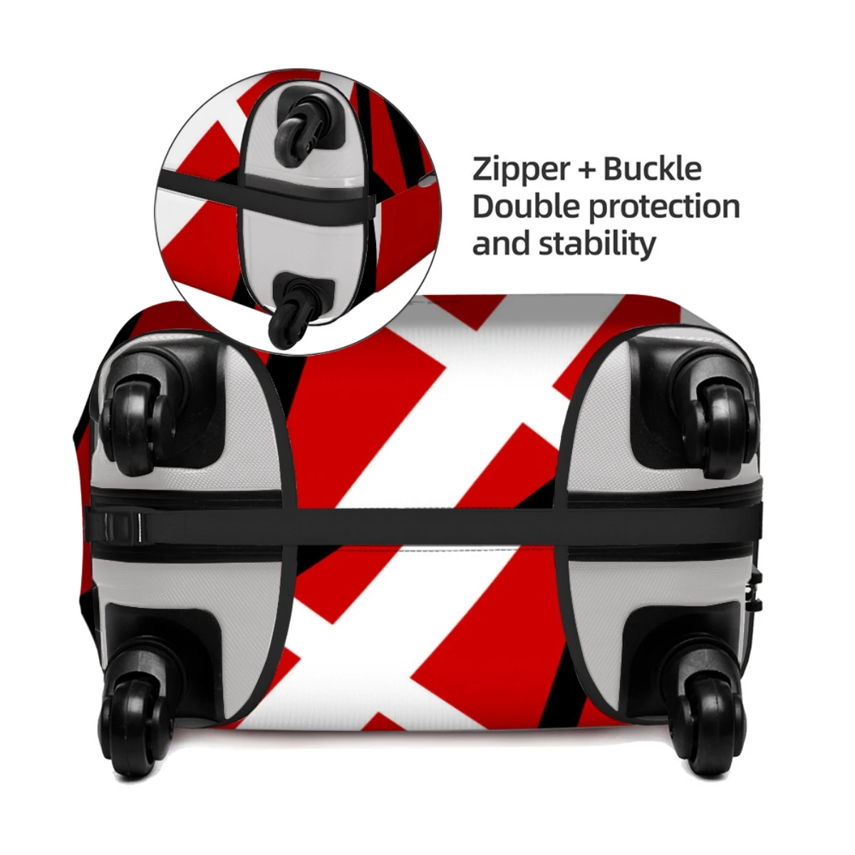 Van Halen Travel Accessory Luggage Covers High Elastic Fabric Protects Luggage From Dust And Scratches 18-32in Suitcase Cover