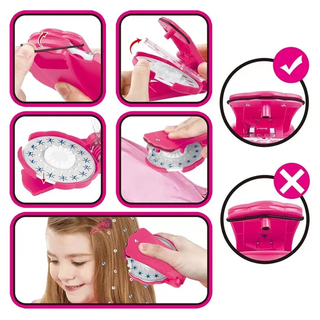 New Electric Automatic Hair Braider DIY Braiding Hairstyle Tools Twist Machine Braid Weave Toys For Girl Child Birthday Gifts 6