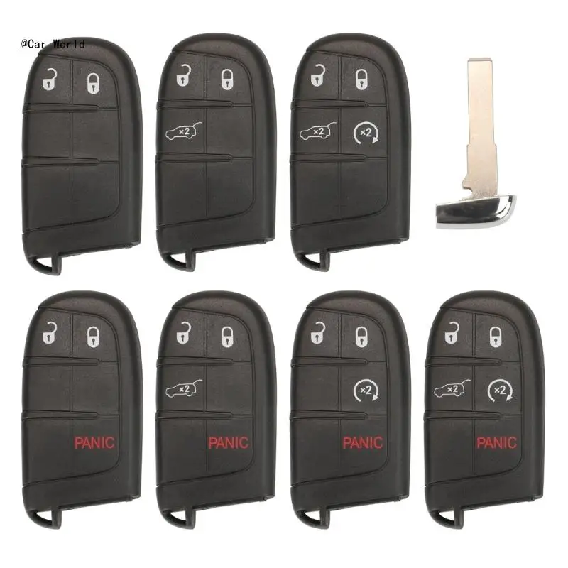 

Replacement Keyless Entry Remote Key Case Protector Auto Key Fob ShellCover Fit for COMPASS Car Key Skin