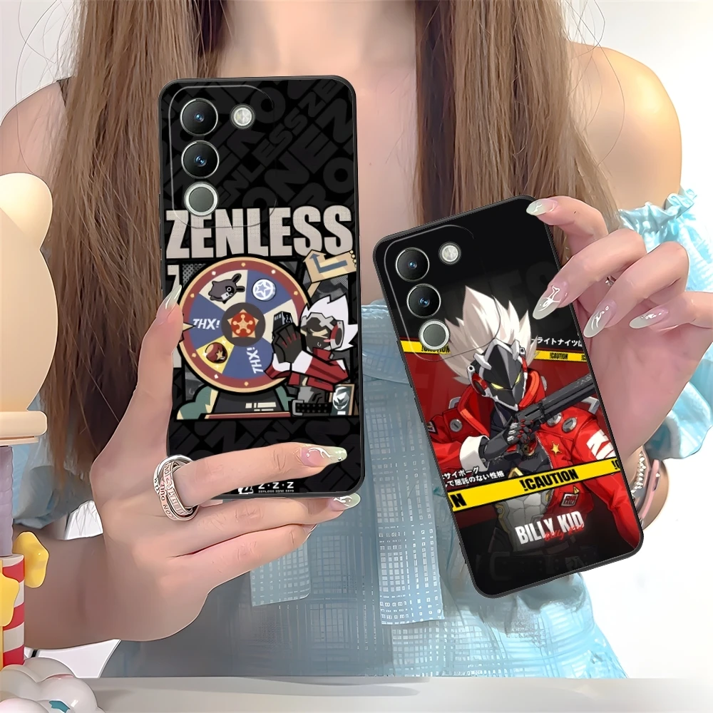 Zenless Zone Zero Billy Kid Mobile Phone Case for VIVO Y95 Y93 Y31 Y20 V19 V17 V15 Pro X60 NEX Black Soft Cover Shell