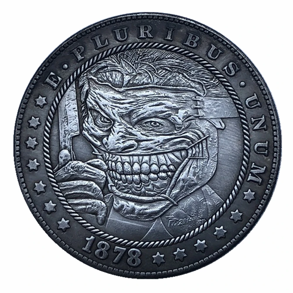 

Hobo Nickel 1878-CC, монета за доллар Моргана, копия модели 174