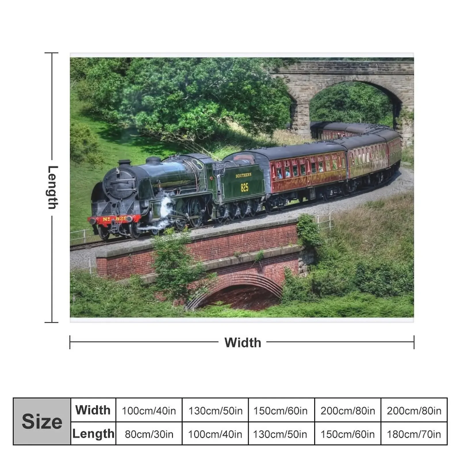 Одеяло Southern 825 локомотив декоративные украшения тонкая кровать модные одеяла