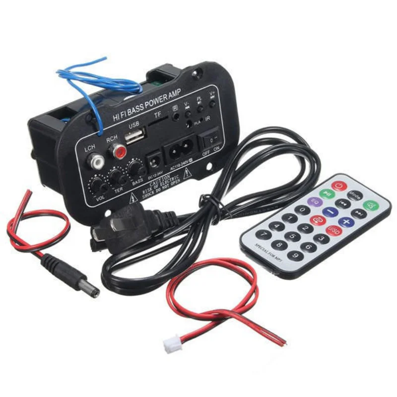 

Subwoofer Amplifier Board 12V24V220V Car Card USB Drive with Built-in Bluetooth Amplifier 5-inch Sound System