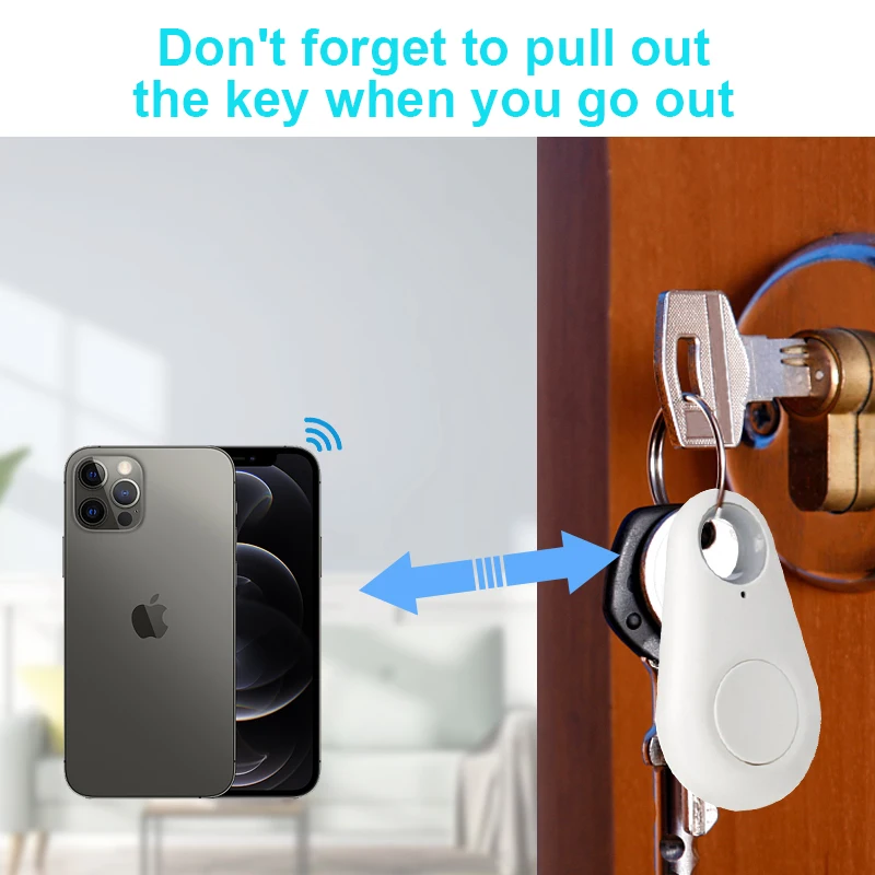 Брелок для ключей Mini ABS с защитой от потери 4 0 кошелек сигнализацией безопасность