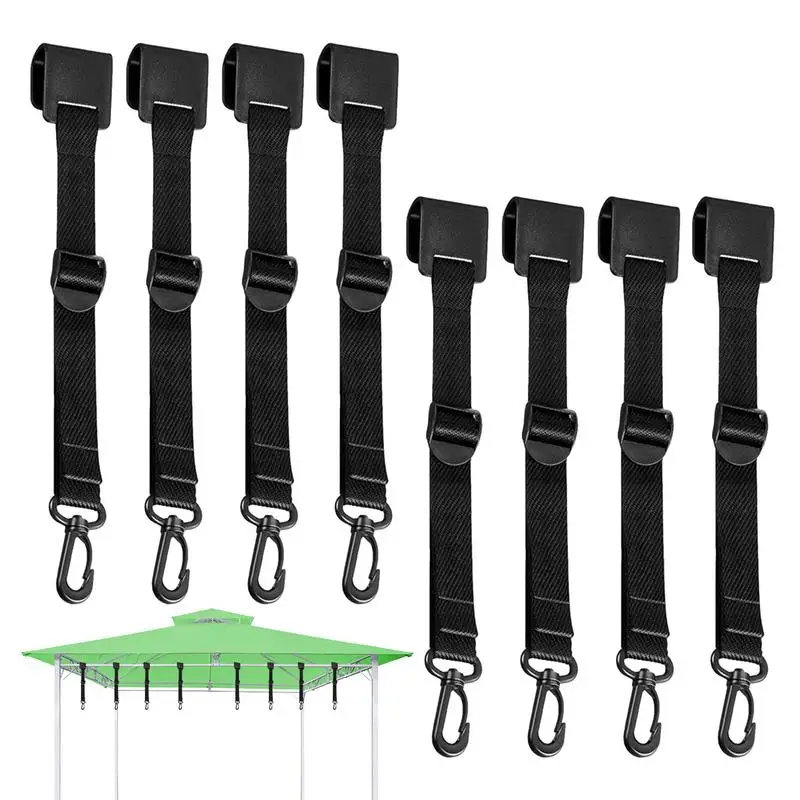 

Tent Hung Hooks Tent Tarp Canopy Hooks 8pcs Multi Purpose Hook Adjustable Clamp Hanger For Outdoor Camping Signs Slogans Flags