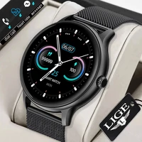 lige full touch screen smart watch men 2022 call dial custom watch face waterproof sports men smartwatch ladies for android ios