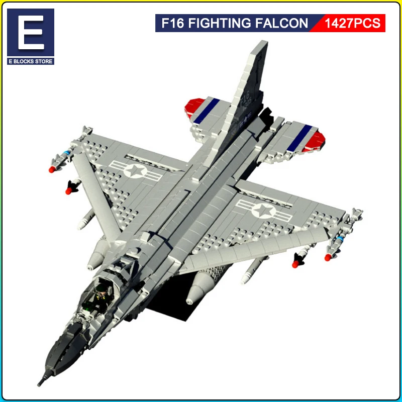 Конструктор серии современных самолетов совместимый с Lego высокотехнологичный