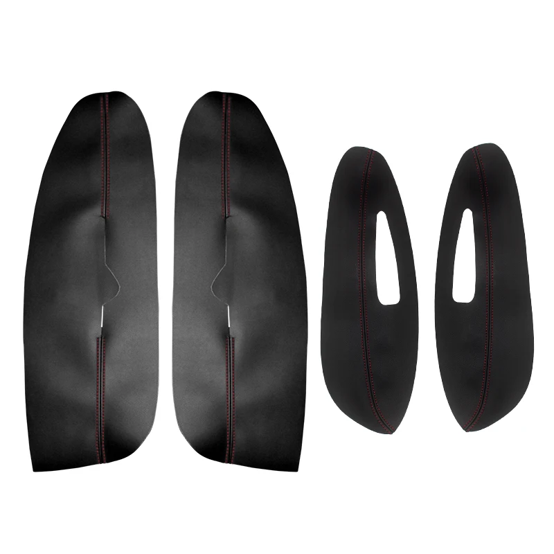 Чехол для подлокотника на дверь из микрофибры для Peugeot 308 2009 2010 2011 2012 2013 2014, внутренняя дверь автомобиля, подлокотник, панель, накладка