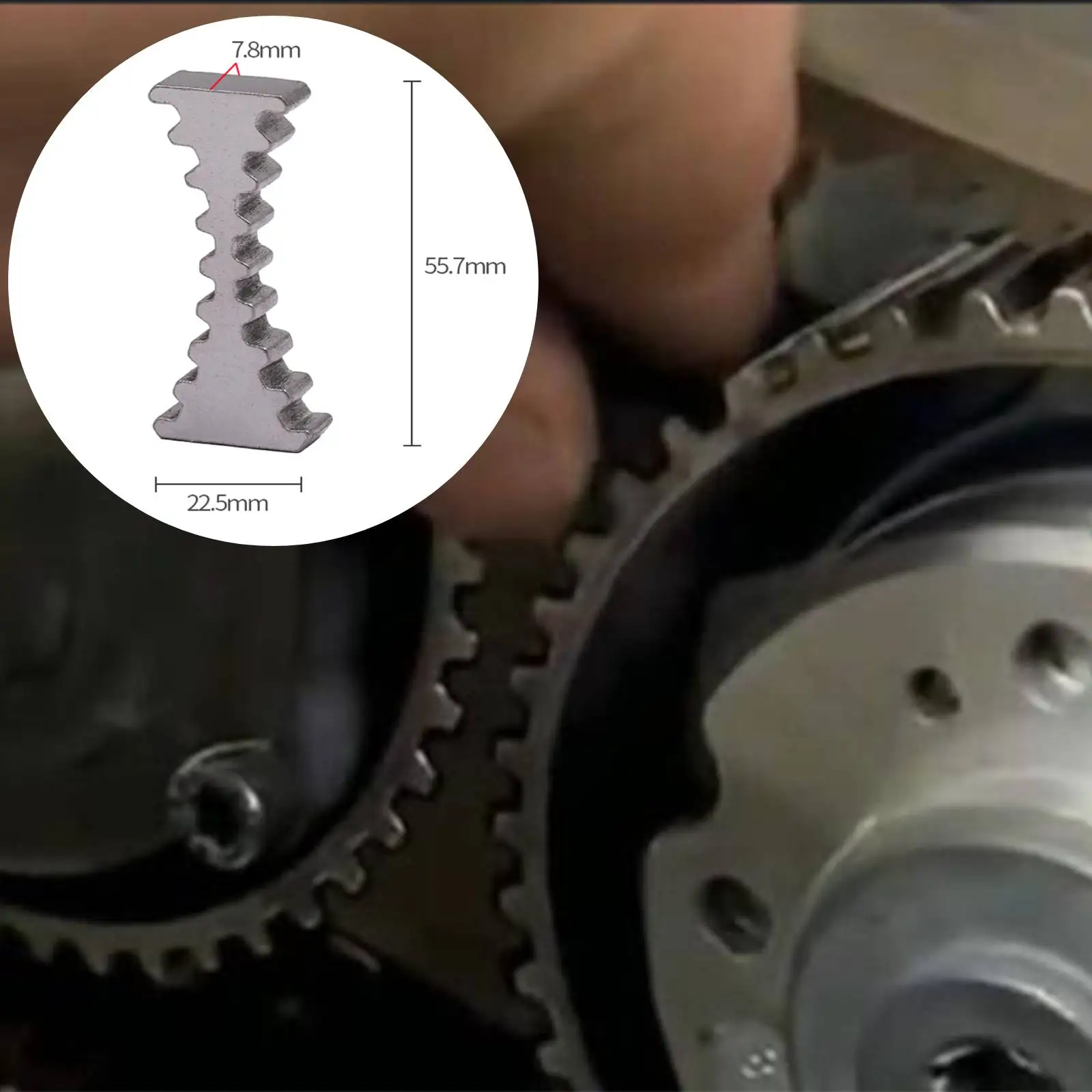 

Cam Retainer Wrench EA211 Engine Timing Tool For VW for Audi for Skoda 1.4T/1.4/1.5/1.6 Automotive Belt Pulley Holding Tool