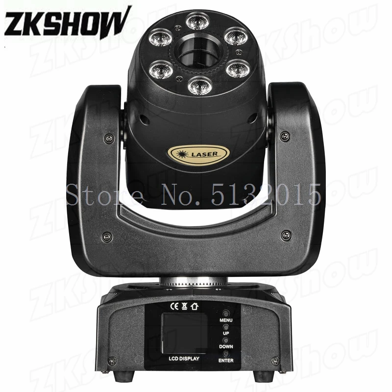 6*10 Вт RGBW моющийся с 3 Вт/2 Вт/1 искусственный анимационный лазер для KTV музыкальная