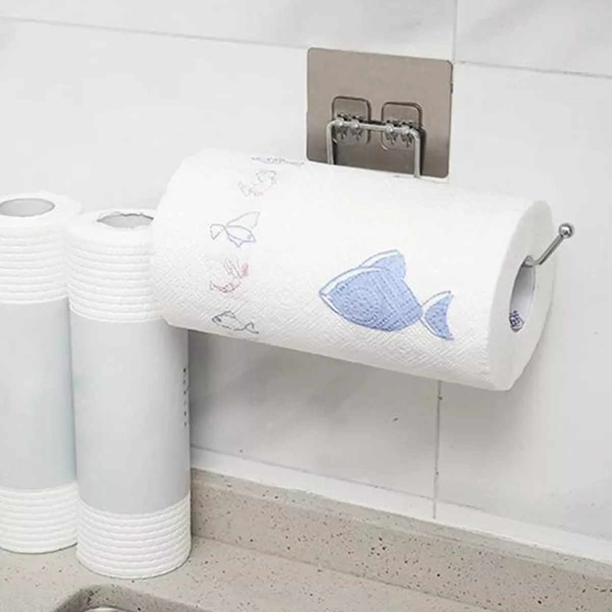 

Hanging Paper Holder Bathroom Kitchen Roll Paper Towel Holder Rack Holder Hanging Toilet Stand Hanger Home Storage Racks