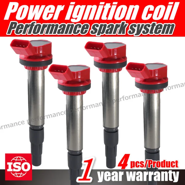 

Катушка зажигания 4 шт. для Toyota Corolla Auris Prius Avensis RAV4 Runx Verso 1,6 1,8 2,0 90919-02252 90919-02258 90919-C2003