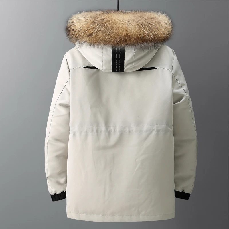 Down Jacket Mens Fashion Workwear New Style Young Puffer Jacket Short Thicken Outdoor Warm Winter White Duck Down Coats