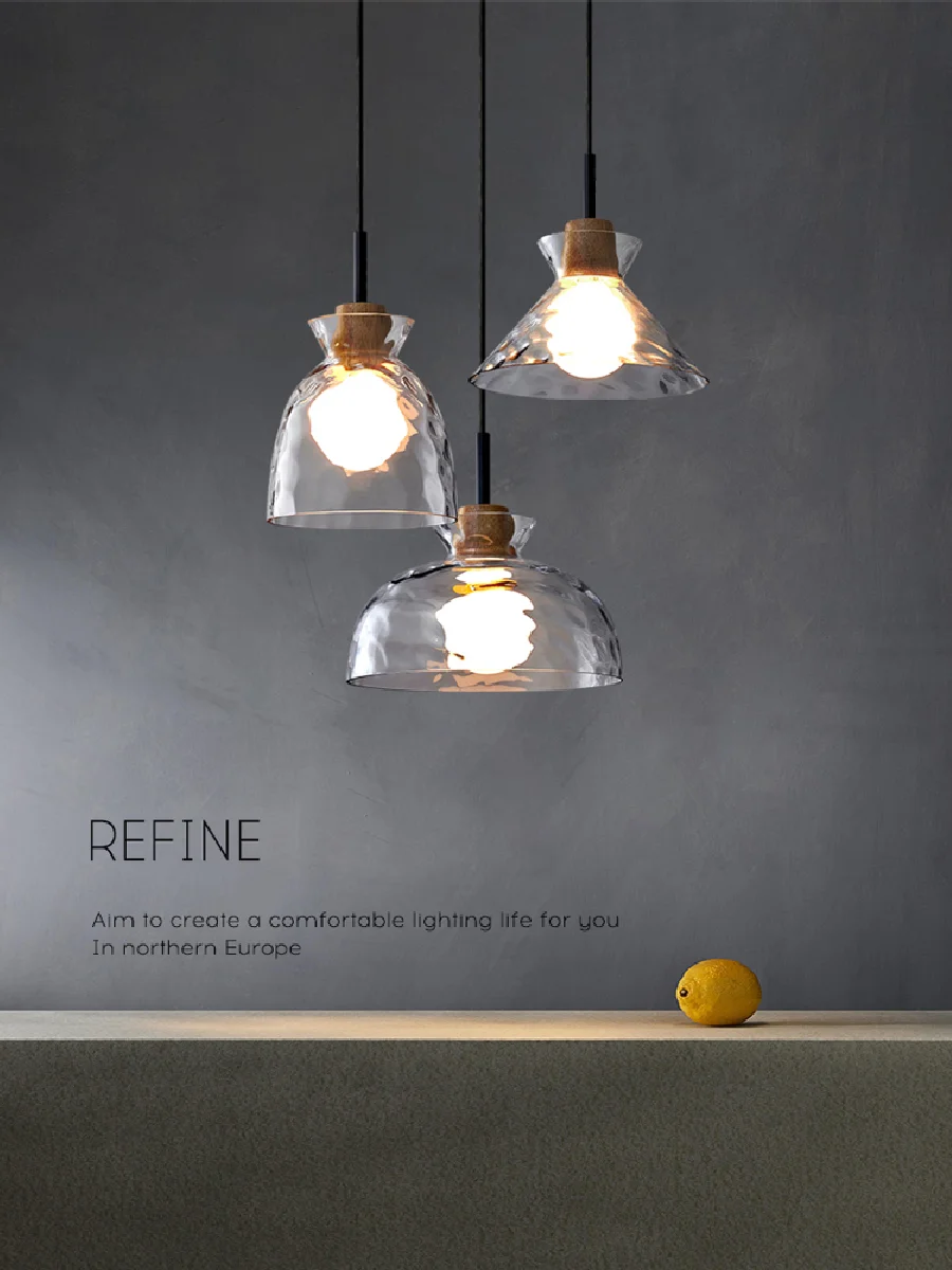 

Скандинавская Люстра для ресторана, креативная настольная лампа в стиле ретро для кафе, бара, простая кухонная люстра в японском стиле ваби