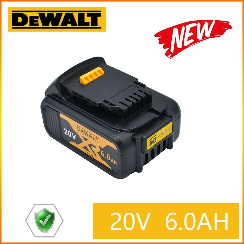 

Dewalt 5.0AH 6.0AH 8.0AH 18V 20v power tool battery for Dewalt DCB180 DCB181 DCB182 DCB201 DCB200 MAXXR power tool 18650 battery