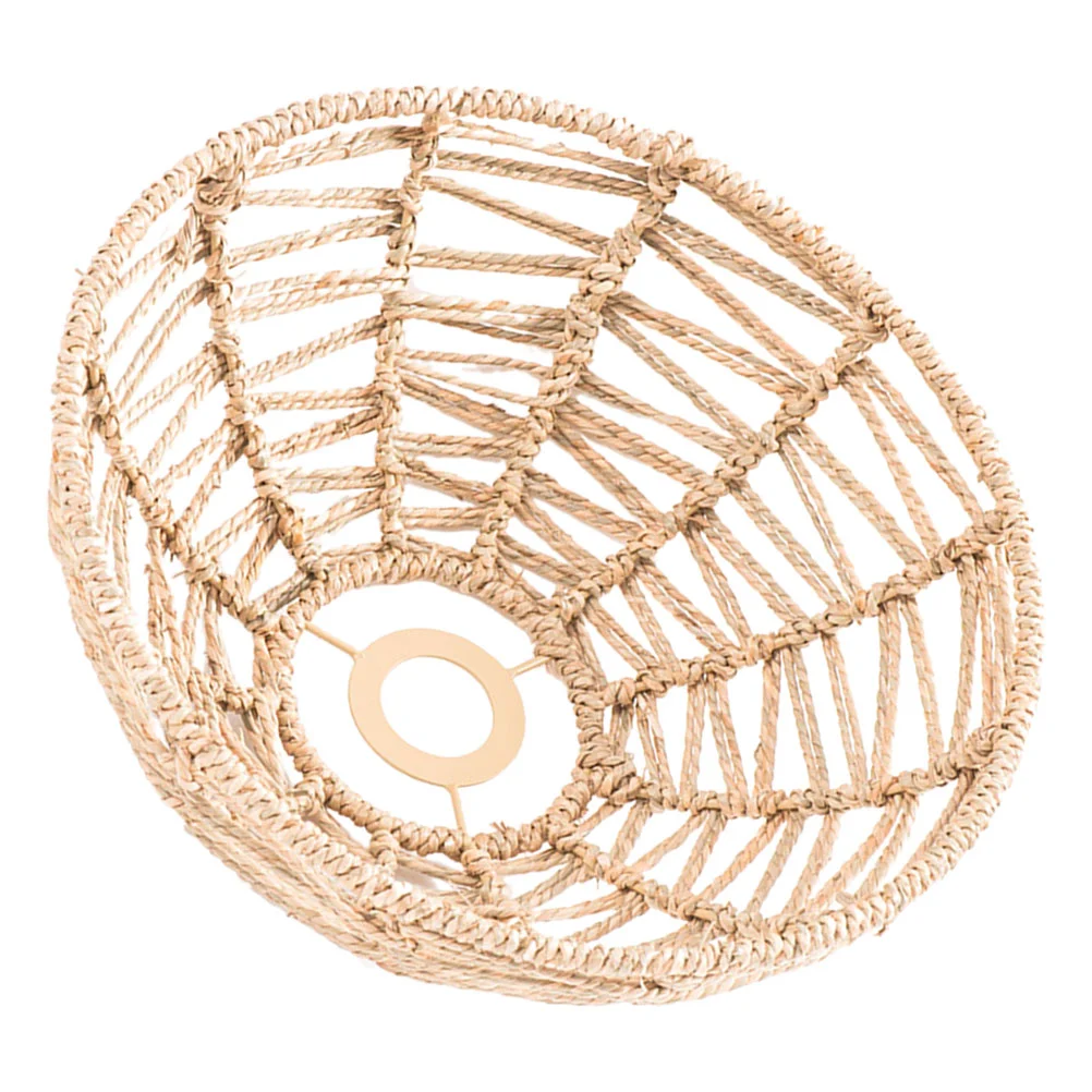 

Ceiling Woven Chandelier Shade Bathroom Decorations Cover Straw Rope Lamp Shades