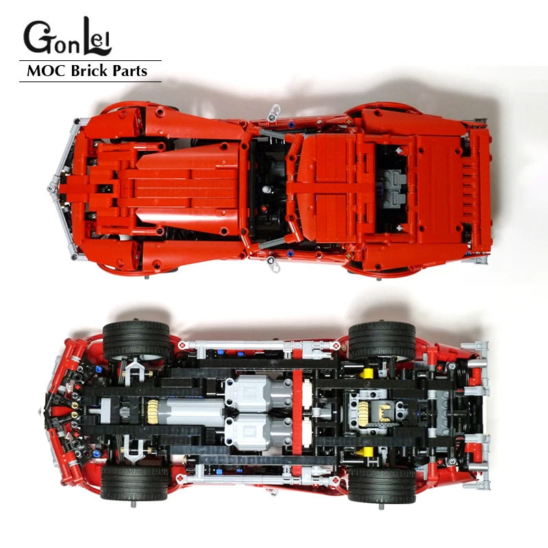 Новый технический спортивный автомобиль RC C3 Stringray гоночные строительные блоки