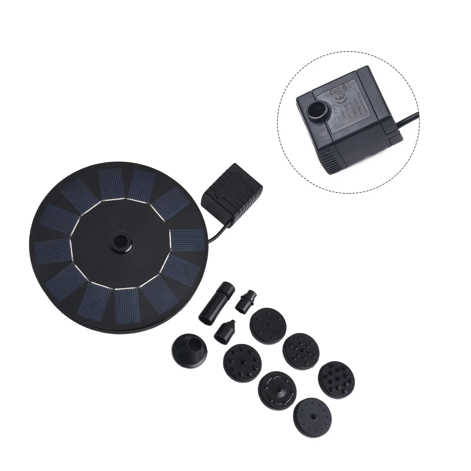 Фонтан на солнечной батарее садовый фонтан маленький пруд ванна для птиц диаметр