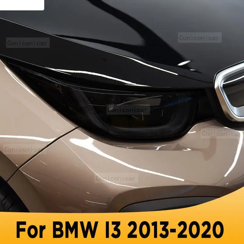 

Car Exterior Headlight Tint Anti-Scratch Protective Film Self Healing TPU Stickers For BMW i3 2013-2020 Accessories Front Lamp