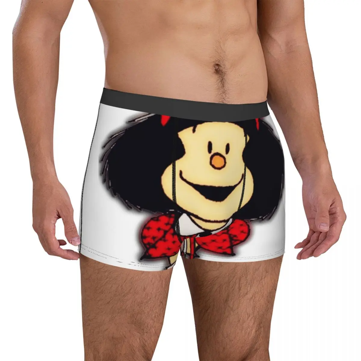 

Mafalda Underwear Phone Cases Skins mafalda 3D Pouch High Quality Boxer Shorts Sublimation Boxer Brief Soft Panties Plus Size